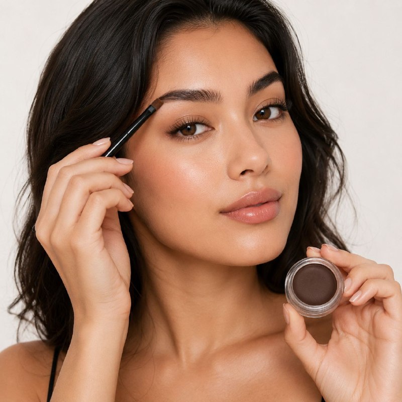 CREMA EN GEL PARA CEJAS WATERPROOF CON BROCHA ANGULAR EYEBROW GEL BEAU VISAGE 3.5G