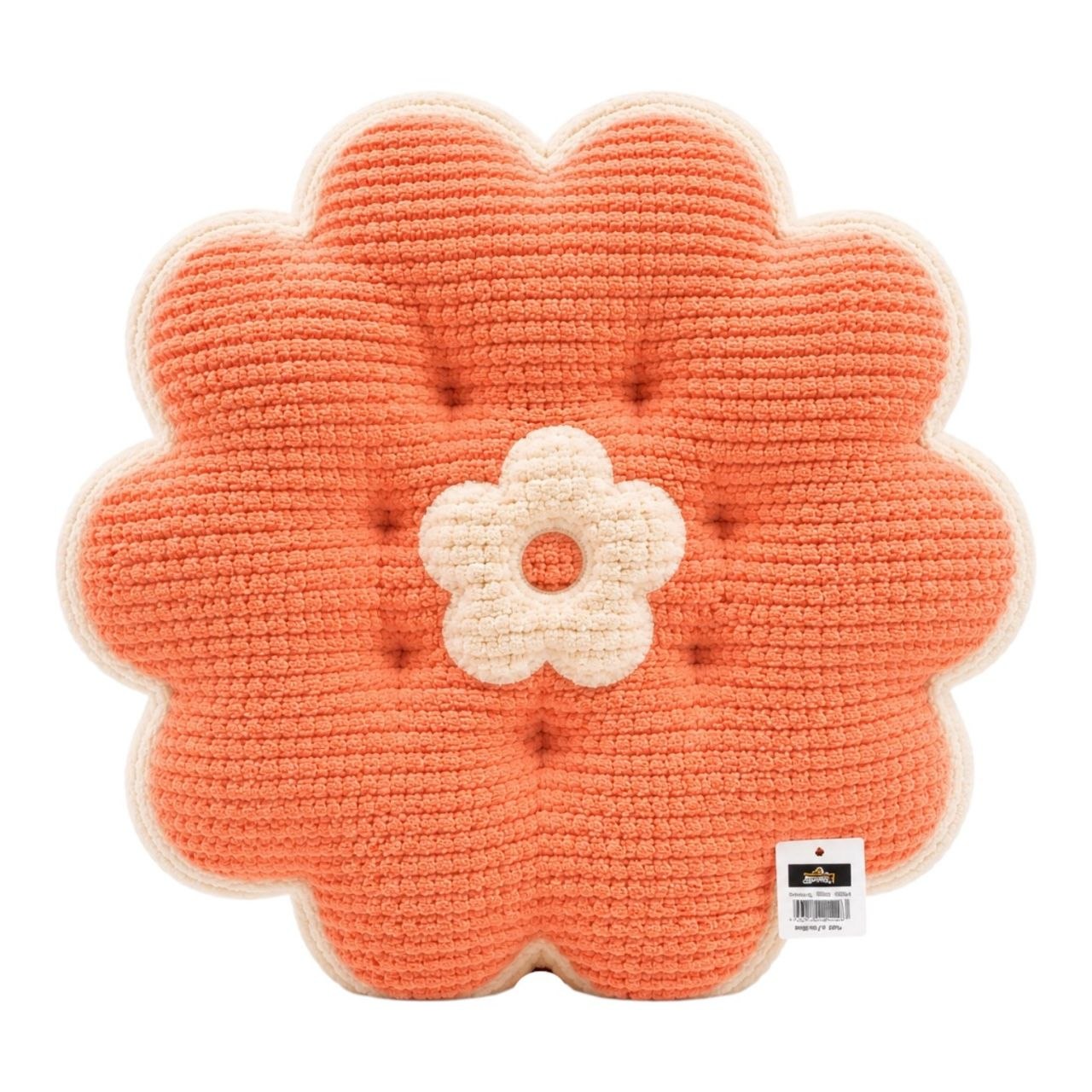 COJÍN EN FORMA DE FLOR PREMIUM ASIENTO DE PANA SUAVE Y DISEÑO ERGONÓMICO BICOLOR 42x46.3 CM
