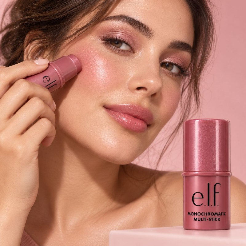 BARRA DE MAQUILLAJE MULTIUSOS CREMOSA 3 EN 1 PARA OJOS, LABIOS Y MEJILLAS ELF 5G