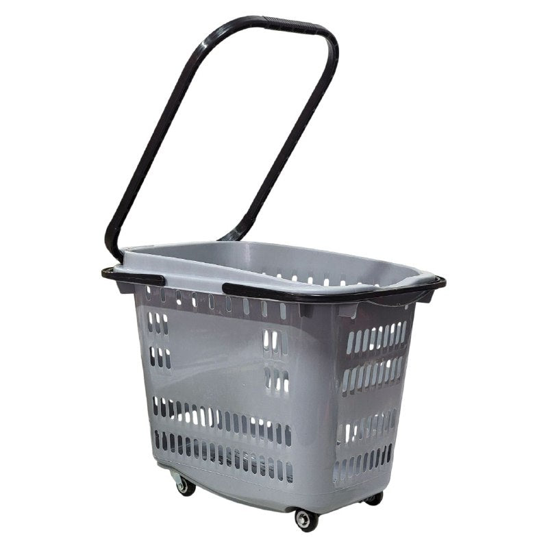 CANASTA ORGANIZADORA, CESTA PORTATIL CON RUEDAS DE MERCADO PARA LLEVAR TODO TIPO DE ARTICULOS, PRACTICA Y FACIL DE TRANSPORTE, MULTIUSOS 40X41X30CM, 4 ESTILOS