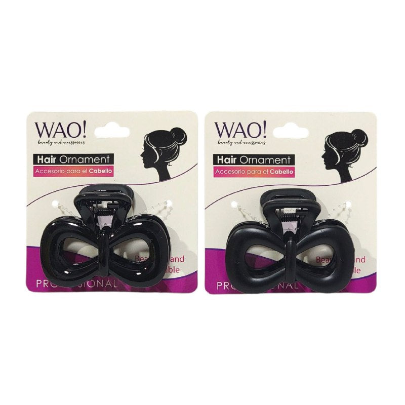 GANCHO PARA EL CABELLO DE AGARRE FIRME WAO 5.2X7CM, PAQUETE DE 2UND, 6 ESTILOS