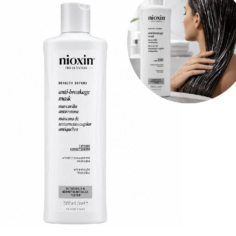 MASCARILLA CAPILAR FORTALECEDORA, ACONDICIONADORA ANTIRROTURA CON AMINOACIDOS DE KERATINA NIOXIN 500ML