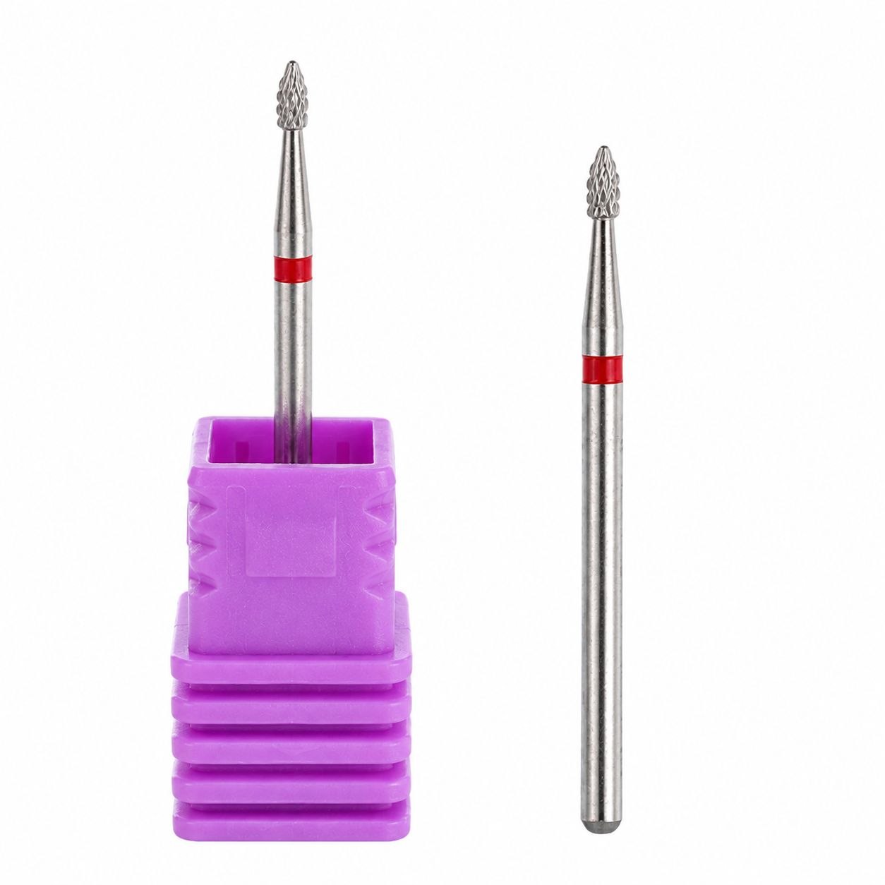 CABEZAL METÁLICO TIPO FLAMA PARA TORNO DE UÑAS QUEENLIGHT PROFESSIONAL 4CM 1 UND