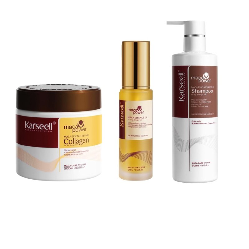 SET DE TRATAMIENTO CAPILAR INTENSIVO DE NUTRICION, HUMECTACION Y REPARACION PROFUNDA CON ESENCIA DE MACA PERUANA KARSEELL
