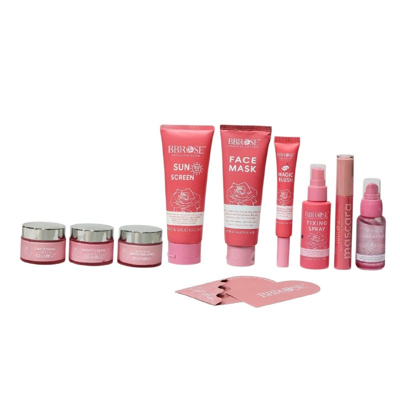 SET DE CUIDADO DE LA PIEL Y MAQUILLAJE COMPLETO BBROSE