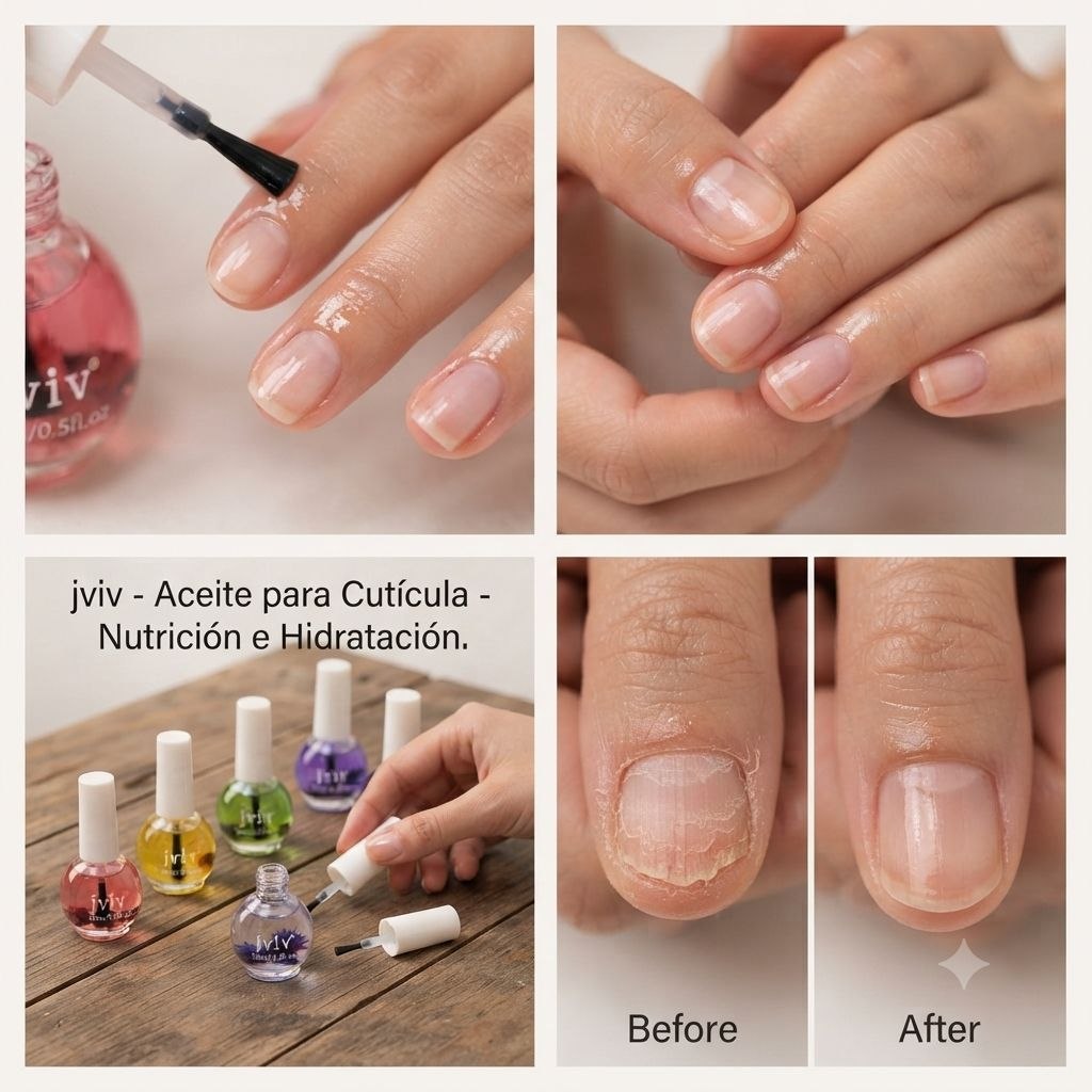 ACEITE PARA CUTICULAS Y UÑAS DE MANOS Y PIES JVIY 15ML