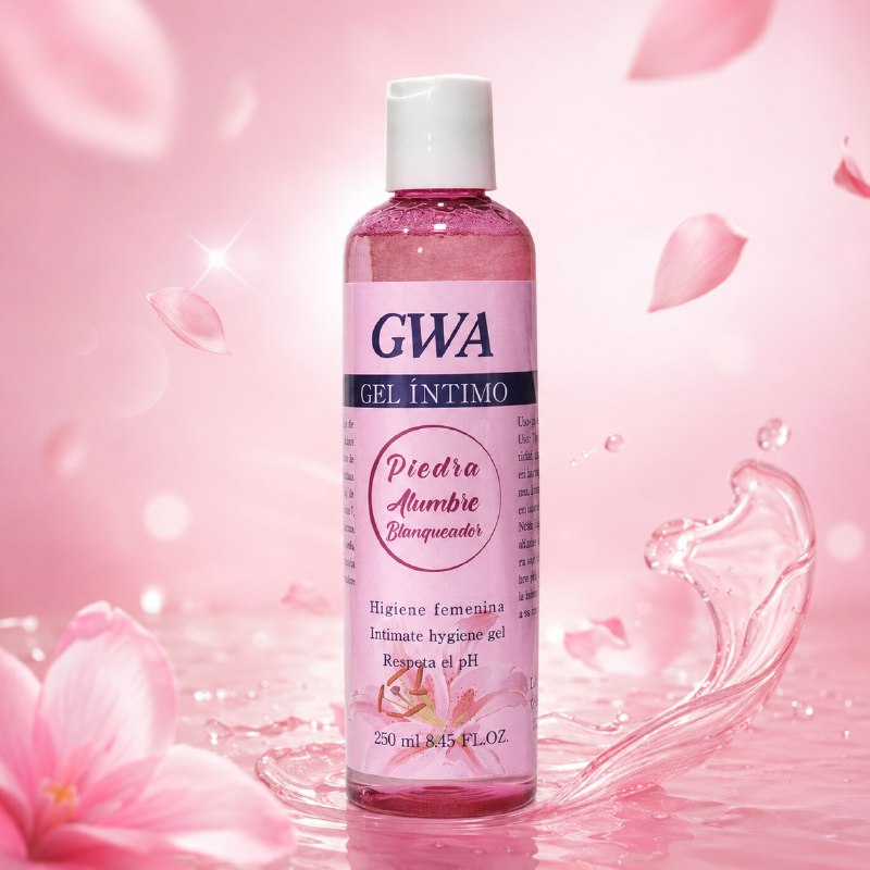 JABON INTIMO FEMENINO DE PIEDRA DE ALUMBRE BLANQUEADOR GWA CORPORATION 250ML