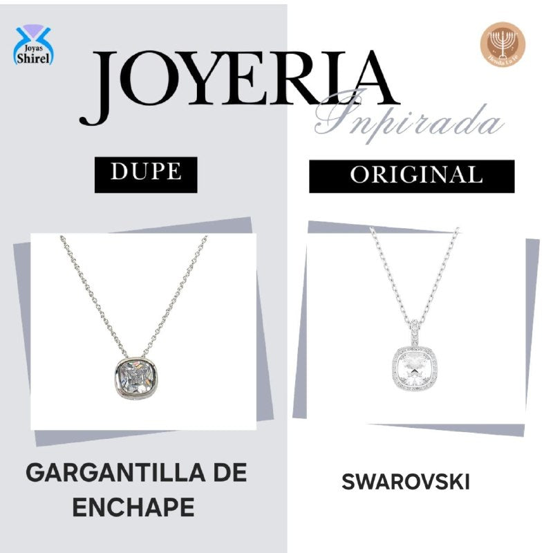 GARGANTILLA DE ENCHAPE PARA DAMA 2CM (DUPE DE SWAROVSKI)