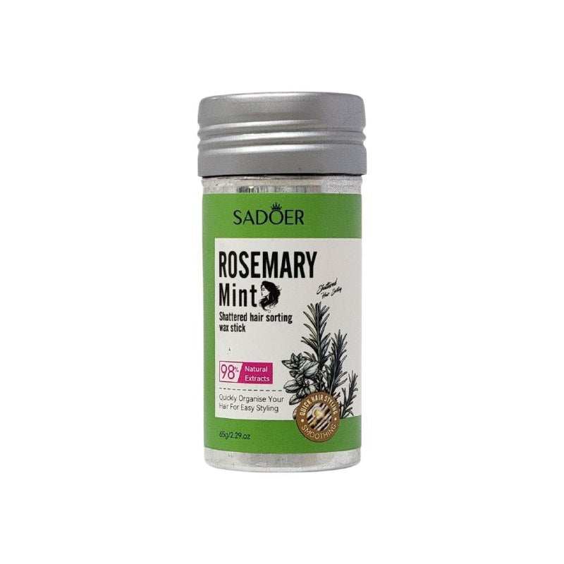 CERA PARA EL CABELLO DE ROMERO Y MENTA ANTIFRIZZ Y ACABADO NATURAL Y SEDOSO SADOER 65G