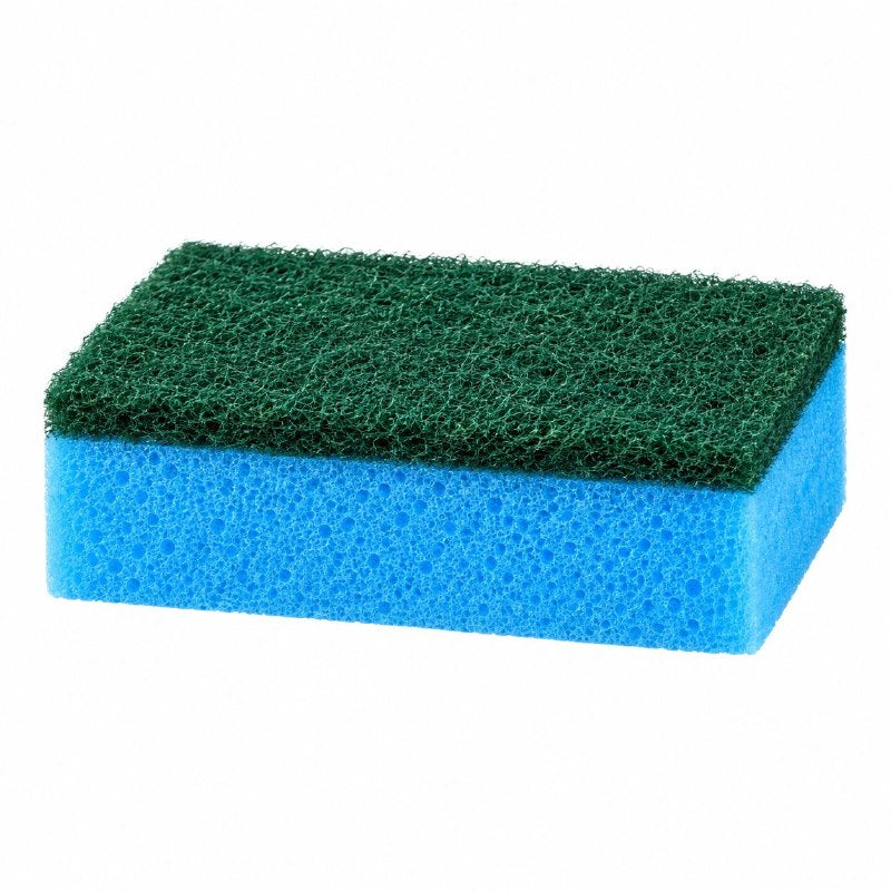 SET DE 10 ESPONJAS DE FREGAR CON FIBRA ABRASIVA QUE REMUEVE GRASA KH HOME 10X7CM