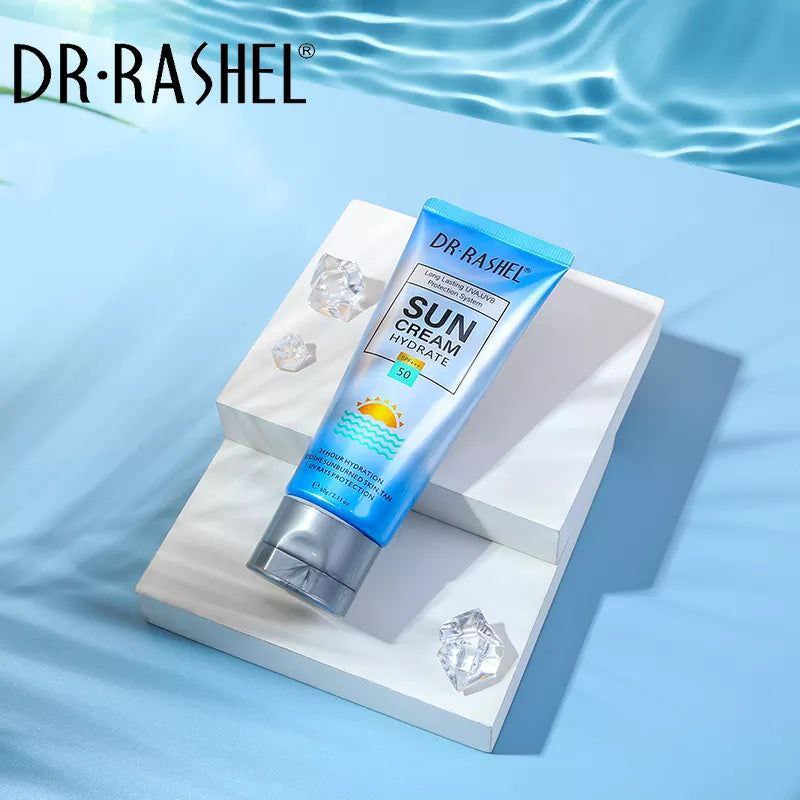 PROTECTOR SOLA EN CREMA SOLAR E HIDRATANTE SPF 50, PROTECCION DE 24H, PIEL SUAVE Y TERSA DR RASHEL 60G