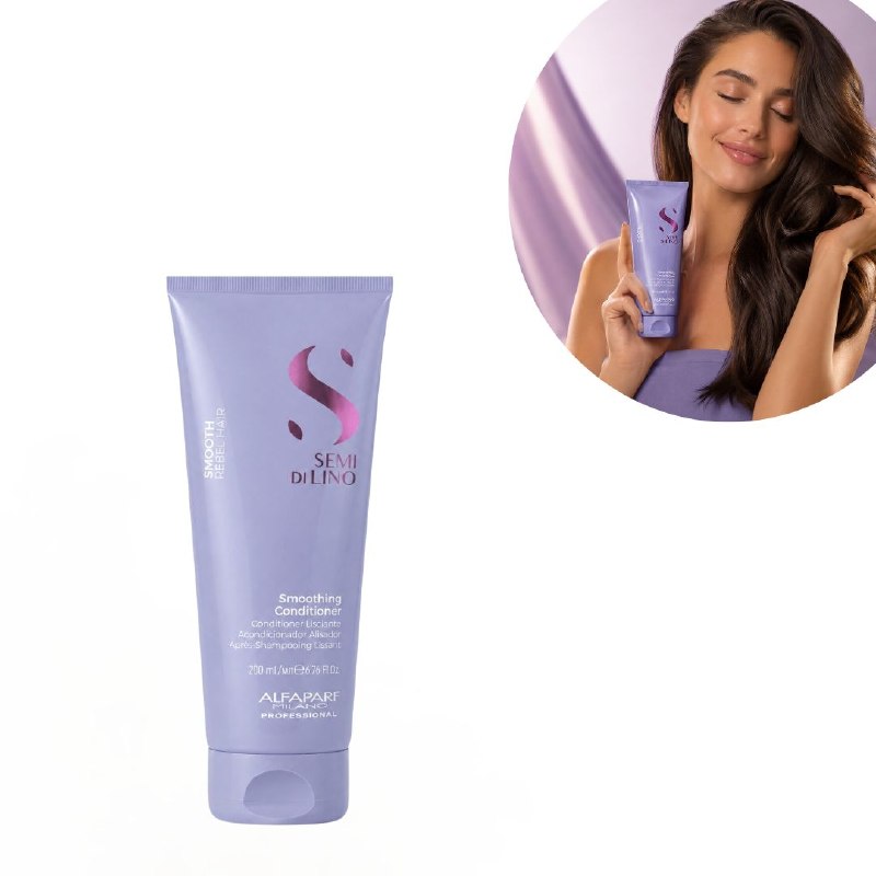 ACONDICIONADOR ALISADOR DESENREDANTE Y ANTIFRIZZ CON ACEITE DE LINAZA ALFAPARF 200ML