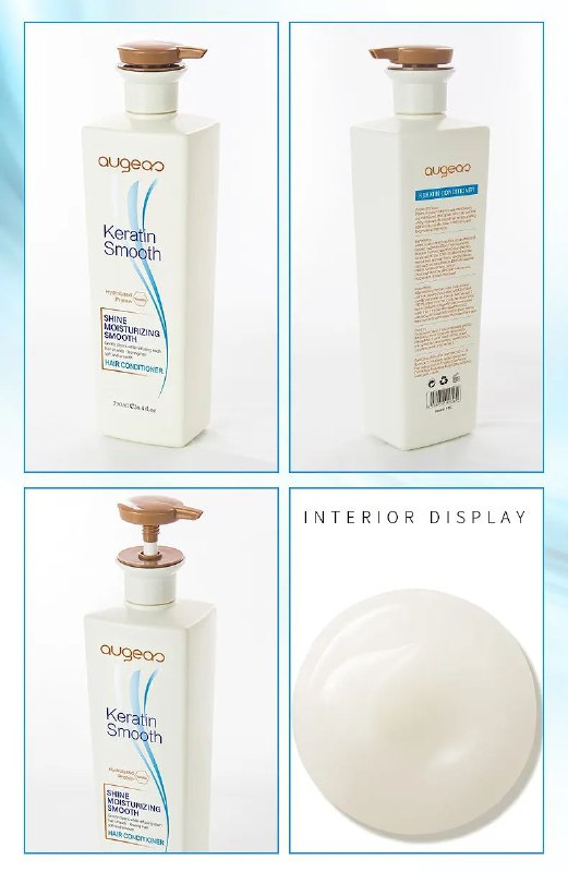 ACONDICIONADOR PARA EL CABELLO DAÑADO AUGEAS KERATIN SMOOTH 450ML