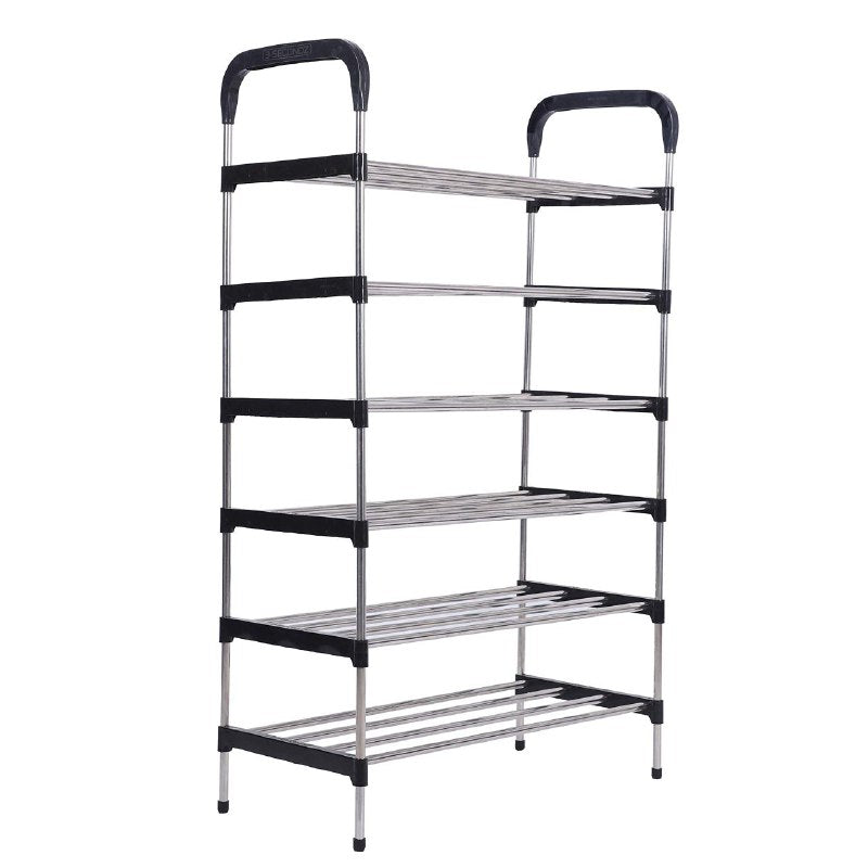 ESTANTE ORGANIZADOR DE ZAPATOS DE 6 NIVELES, GRAN CAPACIDAD 24 PARES, ACERO GALVANIZADO