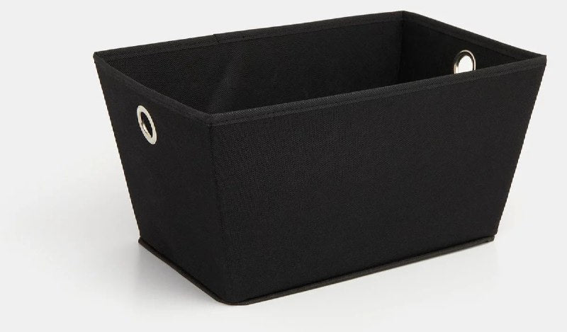 ORGANIZADOR CAJA DE ALMACENAMIENTO CESTA DE TELA CON ASA MULTIFUNCIONAL CLOSET ESSENTIALS 29X19X12.7CM
