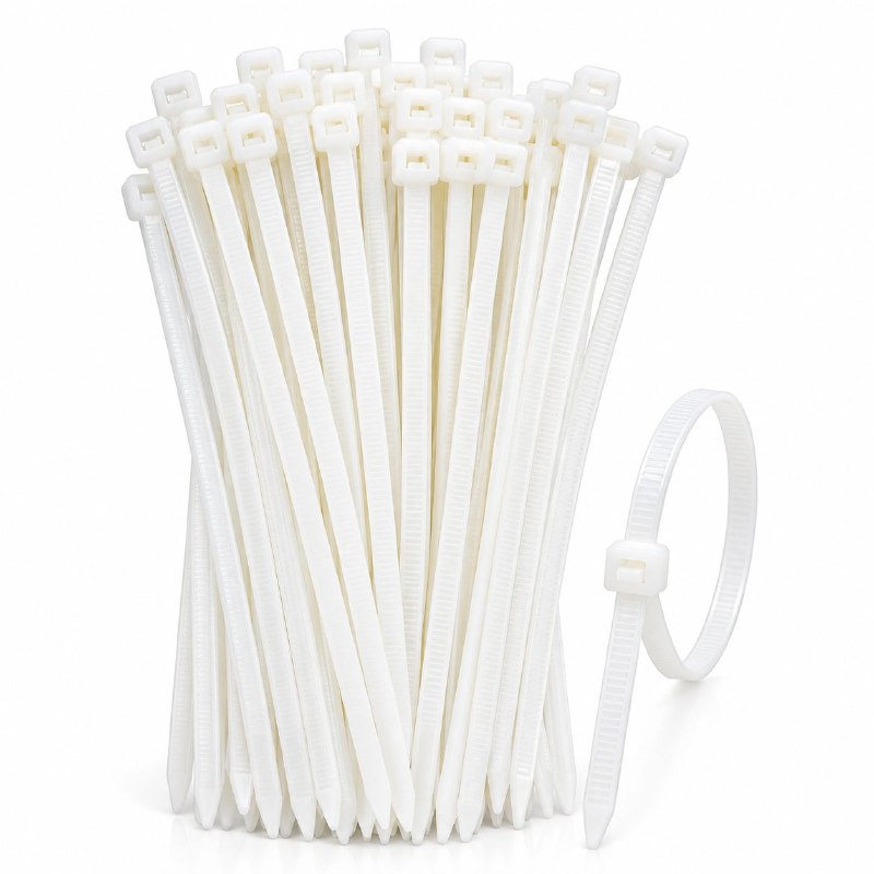PAQUETE DE 130PCS DE CINCHOS BRIDAS PLASTICAS MULTIUSOS XTRA TUFF DE 20CM