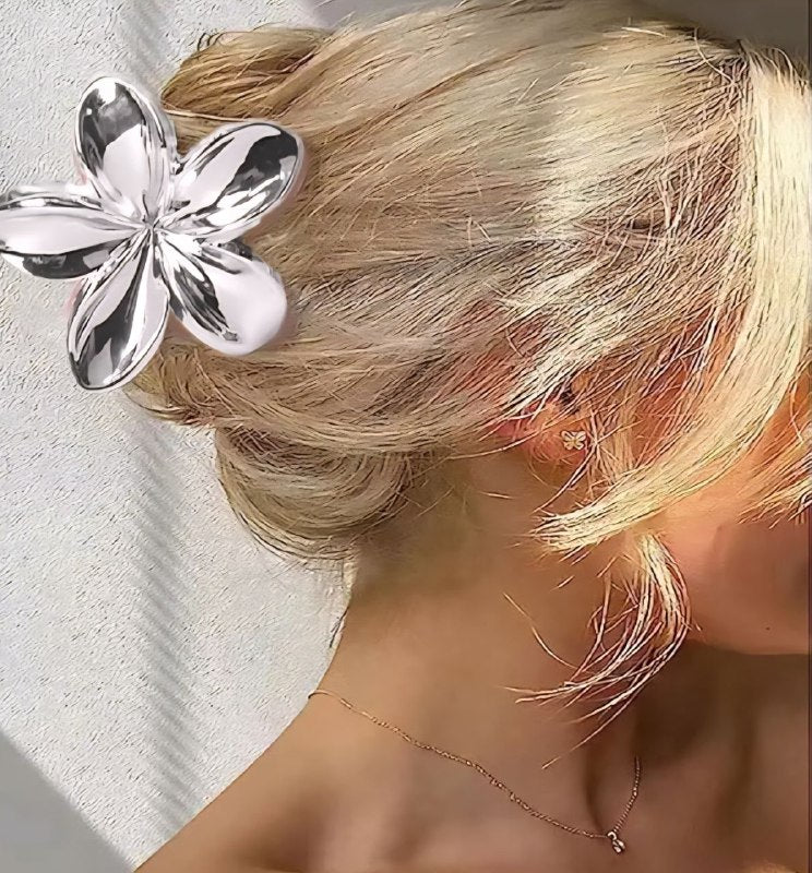 GANCHO PARA EL CABELLO DE PINZA DE FLOR HAWAIANA, PINZAS DE SUJECION FUERTE, ACCESORIO PARA EL CABELLO 9CM, PAQUETE 12UND