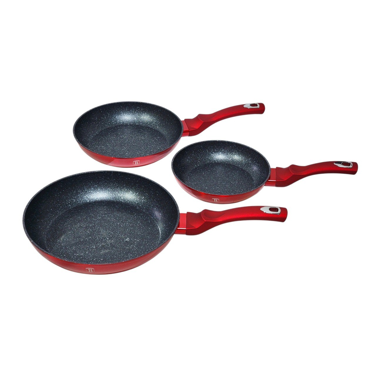 SET DE SARTENES ANTIADHERENTES DISEÑO ELEGANTE 3PCS BERLINGERHAUS