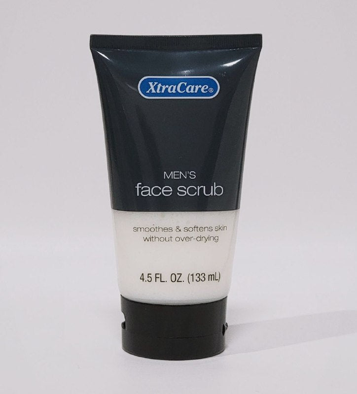 CREMA FACIAL EXFOLIANTE PARA HOMBRES, SUAVIZA Y ABLANDA LA PIEL, SIN RESECARLA, LIMPIA PROFUNDAMENTE Y ELIMINA GRASA Y SUCIEDAD XTRACARE 133ML