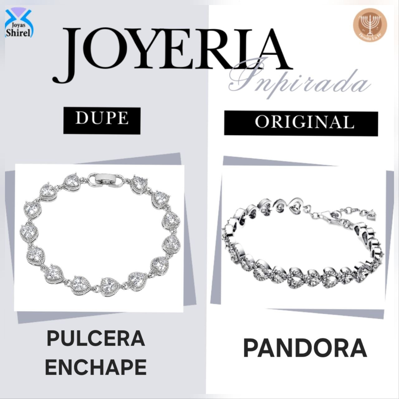PULSERA DE ENCHAPE PARA DAMA