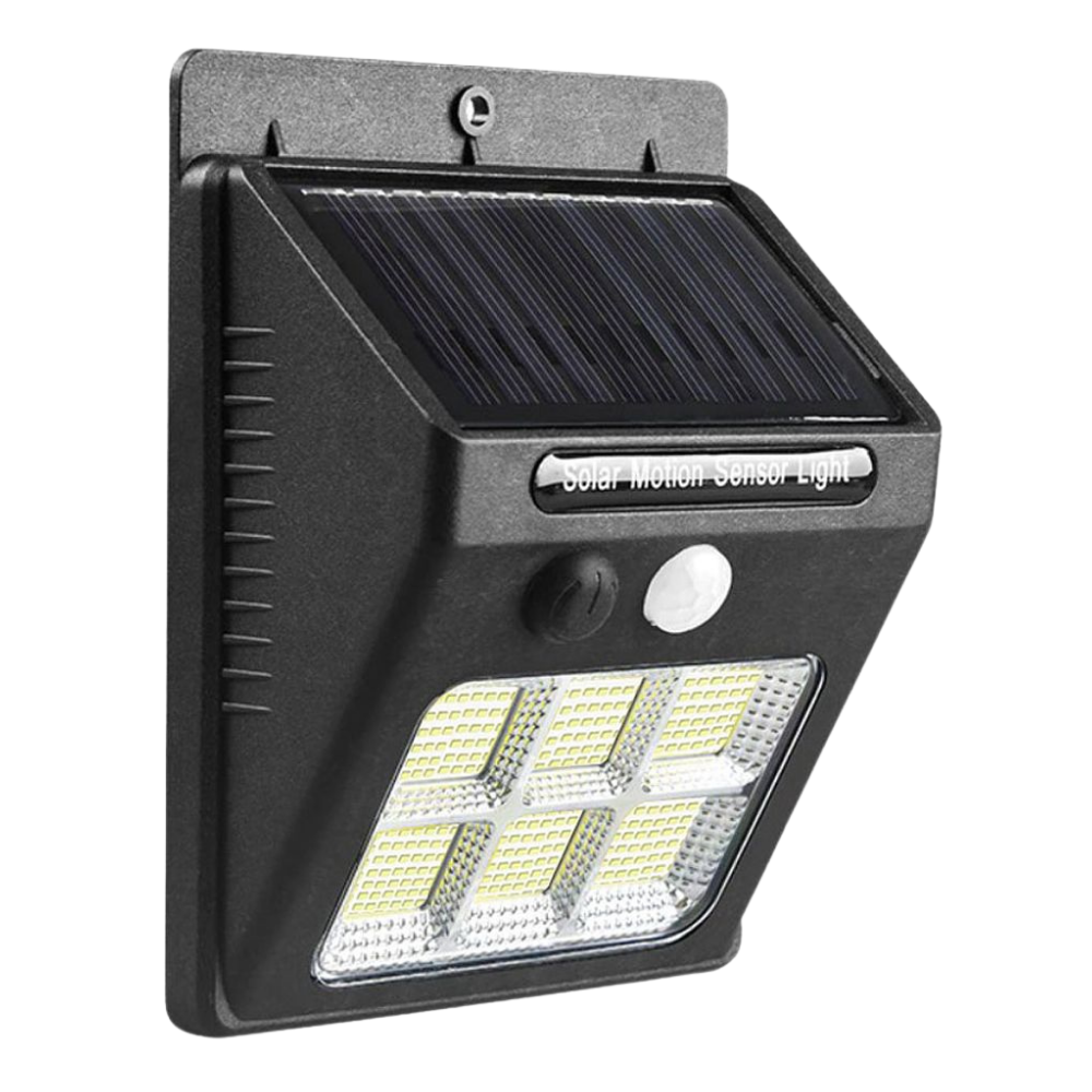 LUZ LED, LAMPARA SOLAR LUZ DE PARED, LED CON ALIMENTACION SOLAR Tamaño: 110x55x135mm  luz blanca