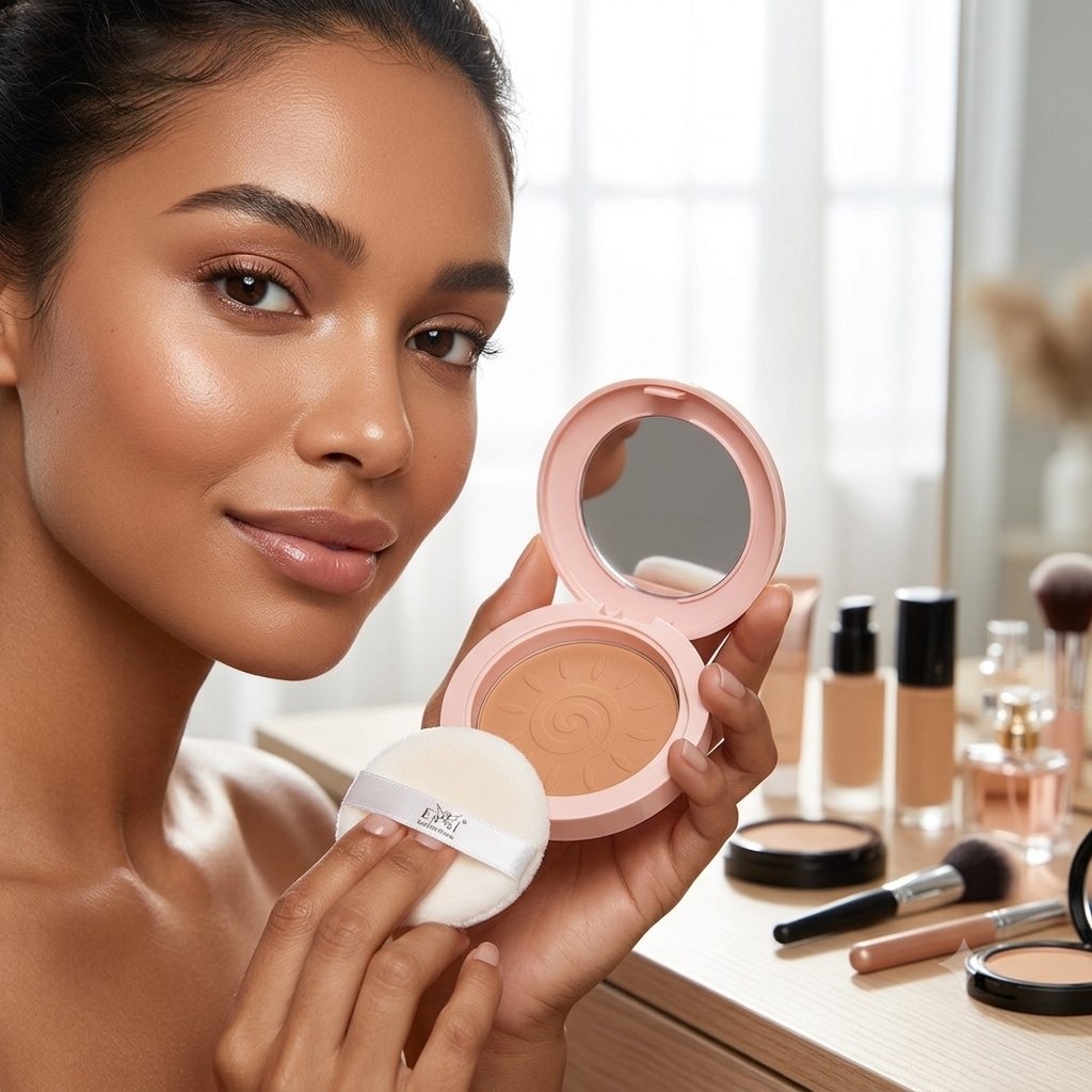 POLVO COMPACTO SPF Y VITAMINA E SELLA Y FIJA EL MAQUILLAJE ENGOL COLLECTIONS 9.5G