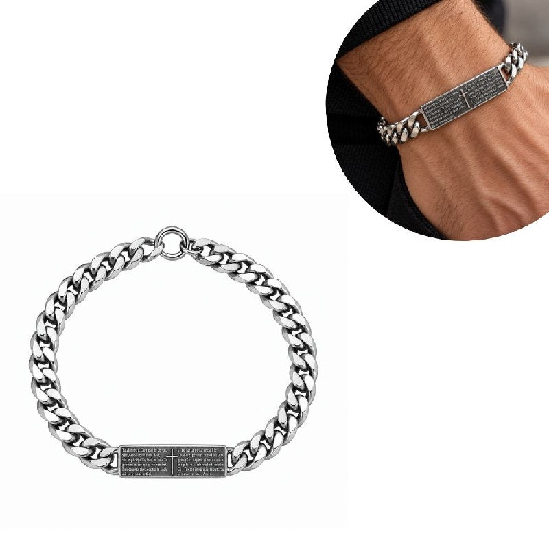 PULSERA DE ENCHAPE PARA CABALLERO 21CM
