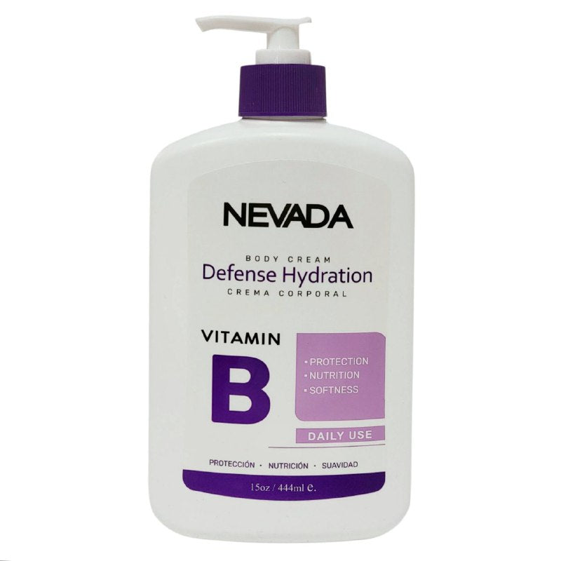 CREMA CORPORAL HIDRATANTE Y REPARADORA CON VITAMINA B NEVADA 444ML
