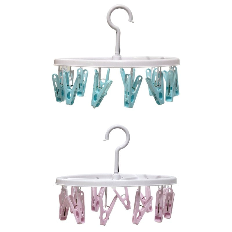 GANCHO ORGANIZADOR DE ROPA COLGADOR MULTIFUNCIONAL, PARA SECAR ROPA PARA INTERIORES O EXTERIORES 23CM