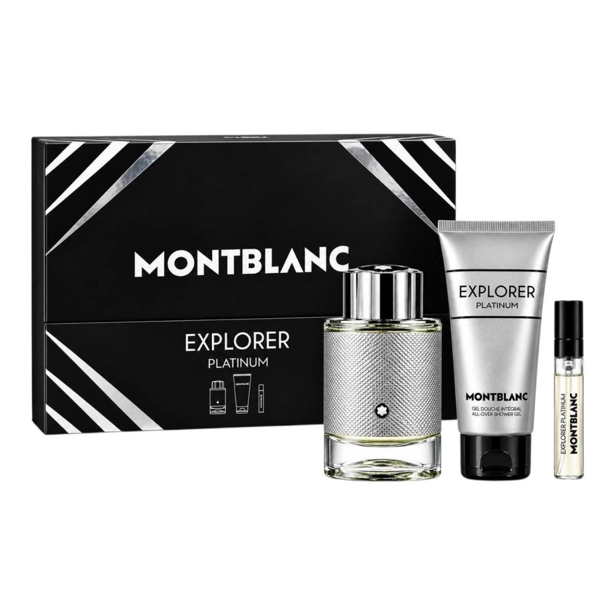 SET MONT BLANC EXPLORER PLATINUM EDP 100ML EDP 7.5ML GEL DE DUCHA 100ML (H)
