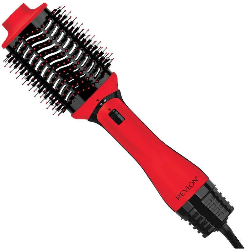 CEPILLO SECADOR CON CABEZAL INTERCAMBIABLE 2 EN 1 FORJADO CON ACEITE DE COCO ONE STEP DUAL SHINE REVLON