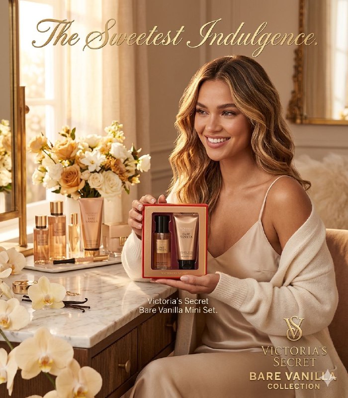 VICTORIA'S SECRET MINI SET BARE VANILLA SPLASH Y CREMA 75ML