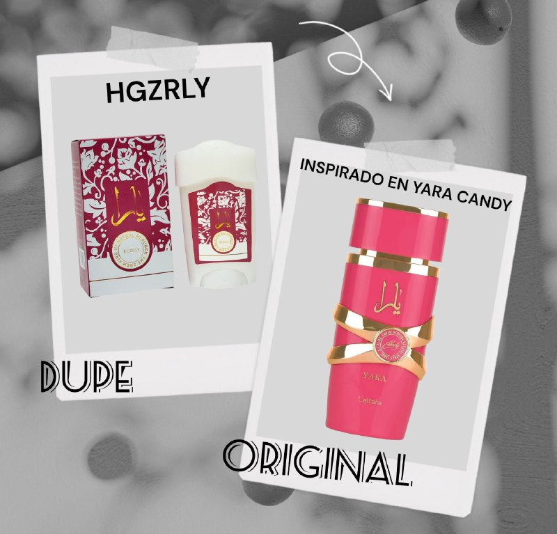 DESODORANTE EN BARRA HGZRLY 45G DUPE DE LATTAFA YARA CANDY