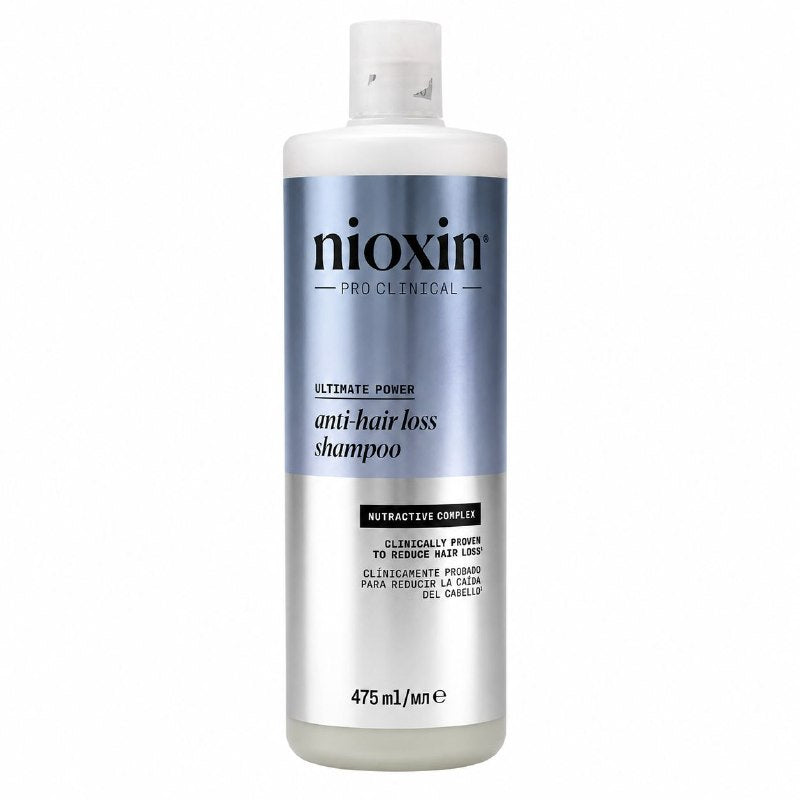 SHAMPOO ANTICAIDA Y FORTALECEDOR CAPILAR CON CAFEINA, ACIDO LAURAICO Y NIACINAMIDA NIOXIN 475ML