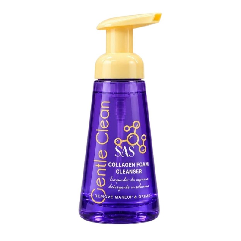 LIMPIADOR FACIAL EN ESPUMA SUAVE ENRIQUECIDO CON COLAGENO SAS 310ML