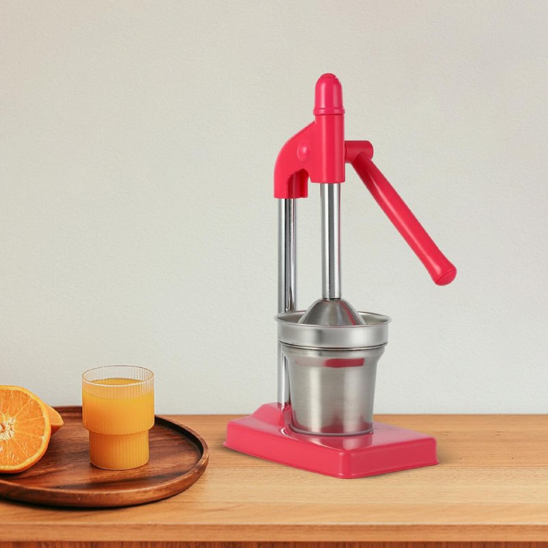 MAQUINA EXPRIMIDORA MANUAL PARA NARANJAS, LIMONES, LIMAS, DE ACERO INOXIDABLE RAPIDO Y FACIL DE USAR FRUIT JUICER