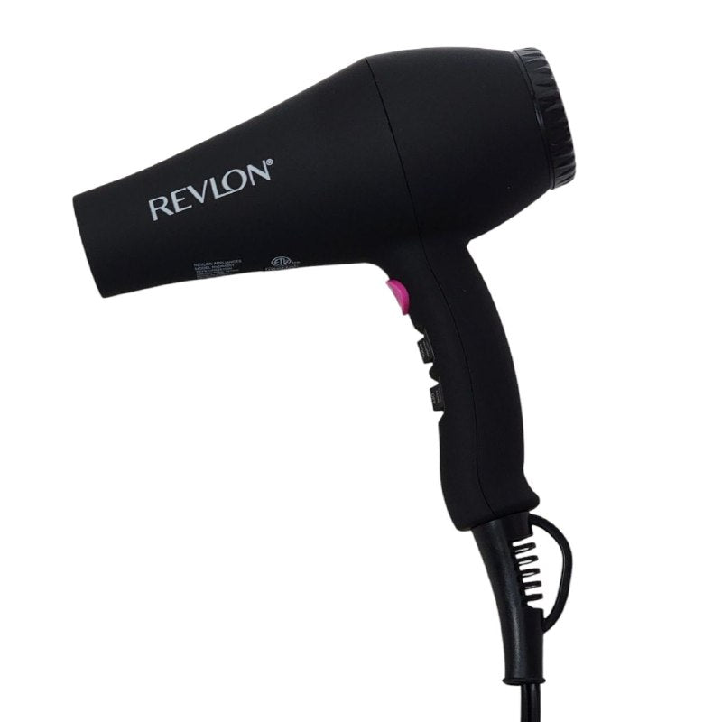 SECADORA DE CABELLO RAPIDO E IMPECABLE, 1875W, LARGA VIDA UTIL, MOTOR ALTA POTENCIA, ACABADO CON MENOS FRIZZ, REVLON