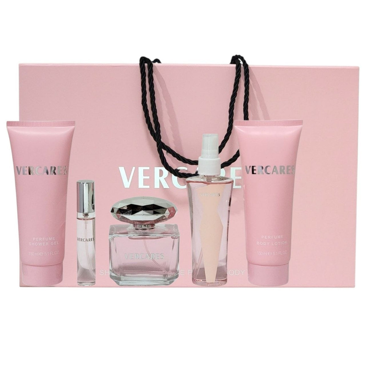 SET VERCAGE ERRAS EDT 100ML, EDT 15ML, BODY MIST 100ML, BODY LOTION 150ML, SHOWER GEL 150ML (M)
