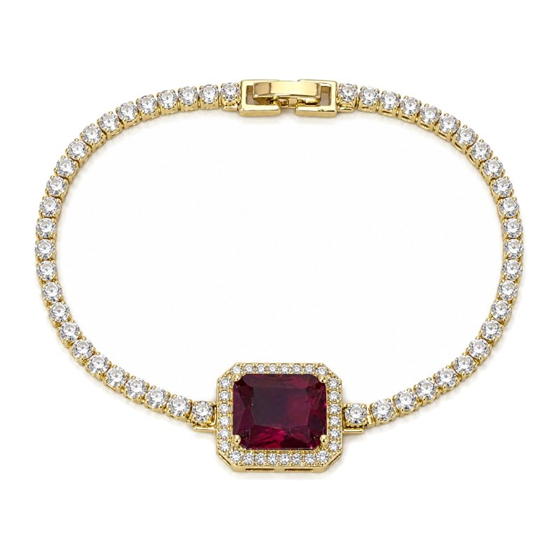 PULSERA DE ENCHAPE PARA DAMA 19CM