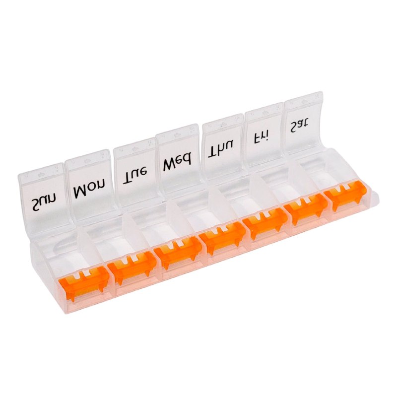 ORGANIZADOR DE PASTILLAS SEMANAL COMPACTO Y LIGERO STAY BEAUTIFUL 5.2X22CM