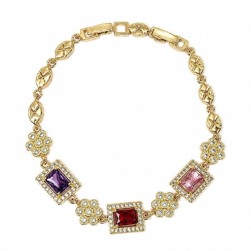 PULSERA DE ENCHAPE PARA DAMA 11CM