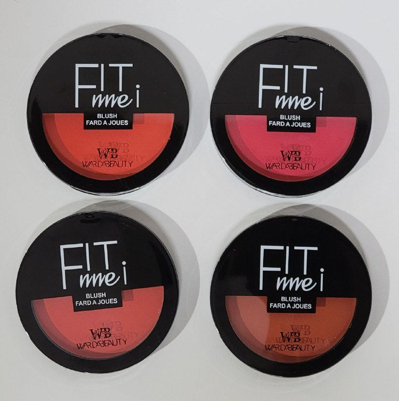 BLUSH DE LARGA DURACION,  DUPE MAYBELLINE FITME ASPECTO NATURAL 4 TONOS, WARDABEAUTY FIT NNEI