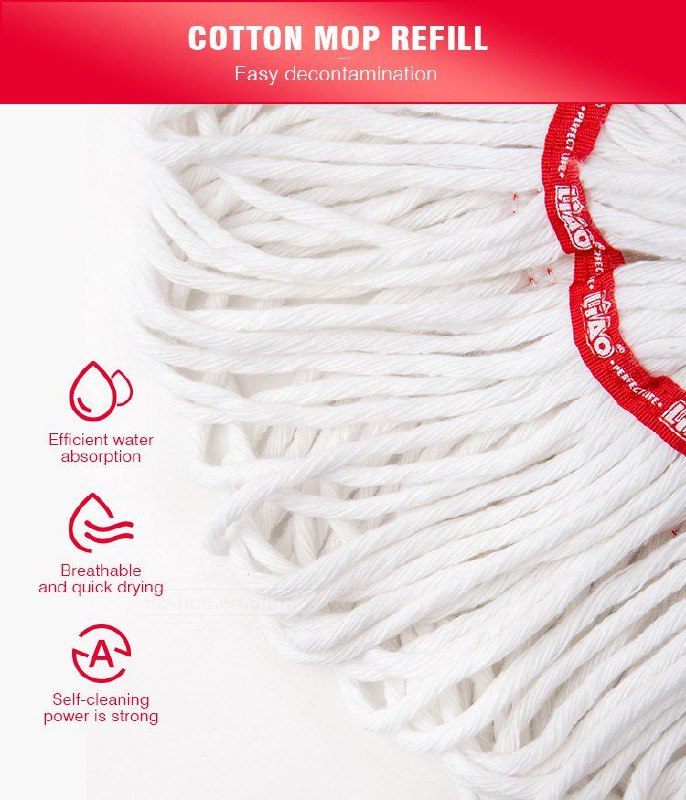TRAPEADOR MAGICO AUTO EXPRIMIBLE DE ALGODON LIAO TWIST MOP A1301106 45X163CM