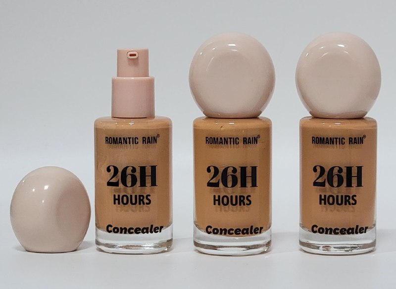 CORRECTOR DE OJERAS ROMANTIC RAIN (DUPE RARE BEAUTY BY SELENA GOMEZ) DUPE JUDYDOLL MAQUILLAJE LIQUIDO DE LARGA DURACION 26H, COBERTURA TOTAL ANTI ENVEJECIMIENTO, RESISTENTE AL AGUA 3 TONOS