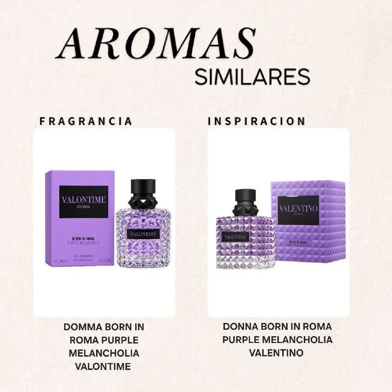 DOMMA BORN IN ROMA PURPLE MELANCHOLIA EDP 100ML (M) (AROMA SIMILAR VALENTINO DONNA BORN IN ROMA PURPLE MELANCHOLIA)