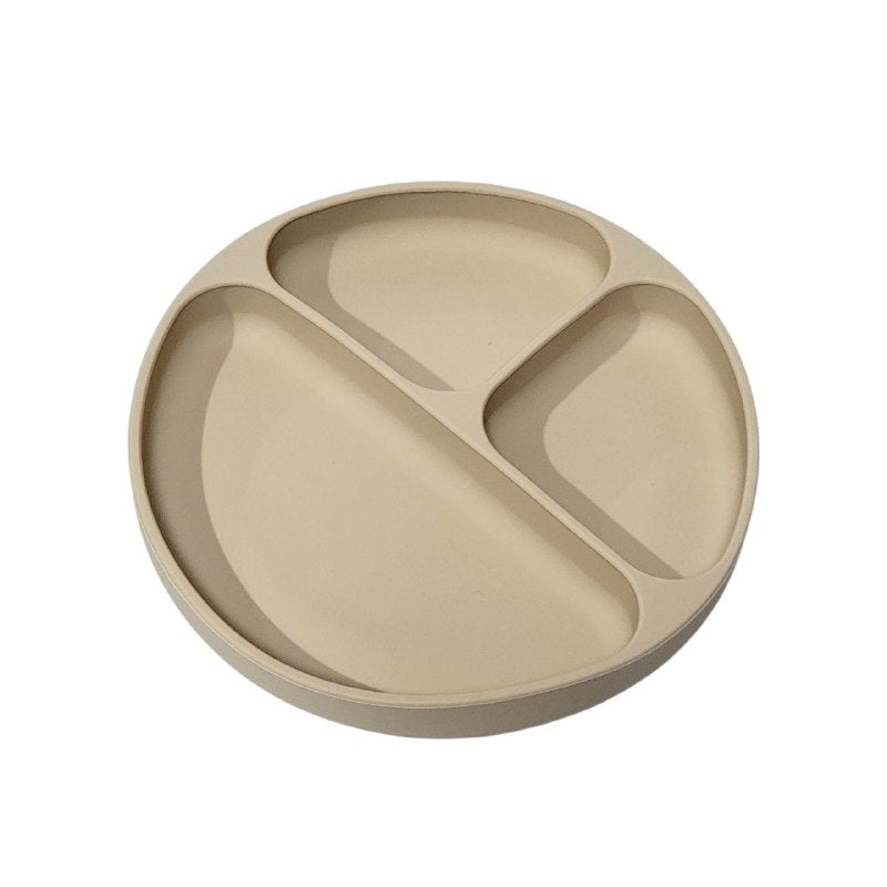 PLATO PARA BEBES CON DIVISIONES DE SILICONA PREMIUM BPA