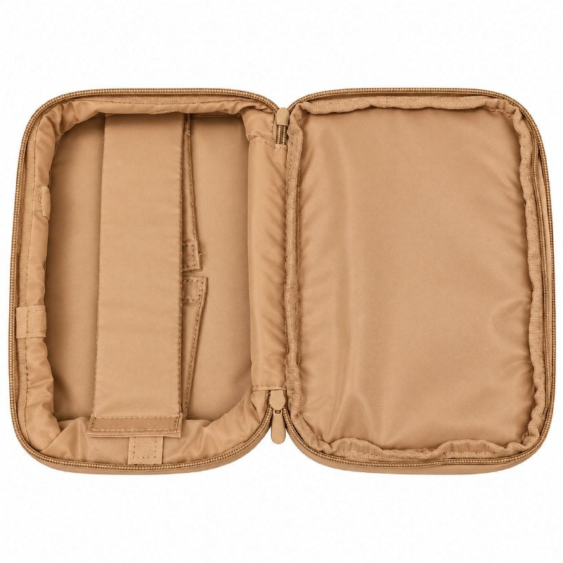 BOLSO ORANIZADOR DE VIAJE MULTIUSOS CON SUJETADORES INTERNOS PARA CABLES, COSMETICOS O ACCESORIOS 23X11X17CM