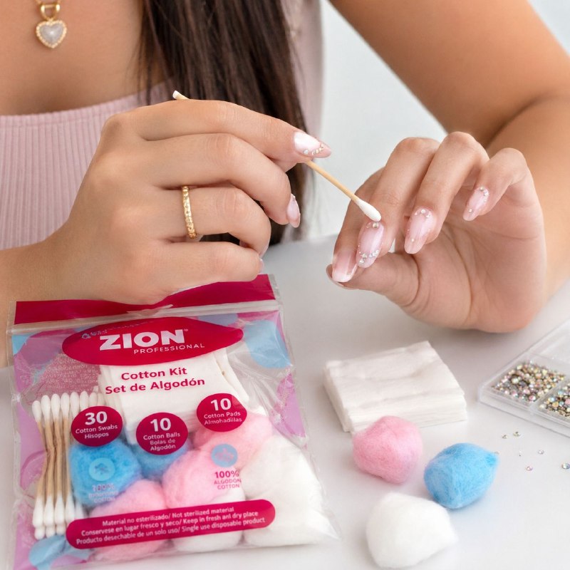 SET DE ALGODÓN 3 EN 1 COTTON KIT ZION PROFESSIONAL