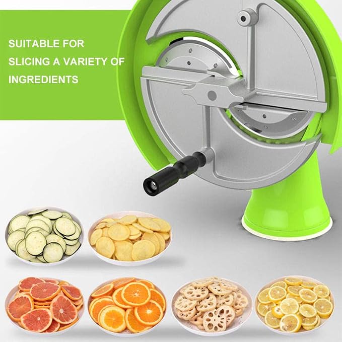 MAQUINA CHISMOLERA CORTADORA DE FRUTAS Y VERDURAS MULTIFUNCIONAL ROTATIVA DE ACERO INOXIDABLE
