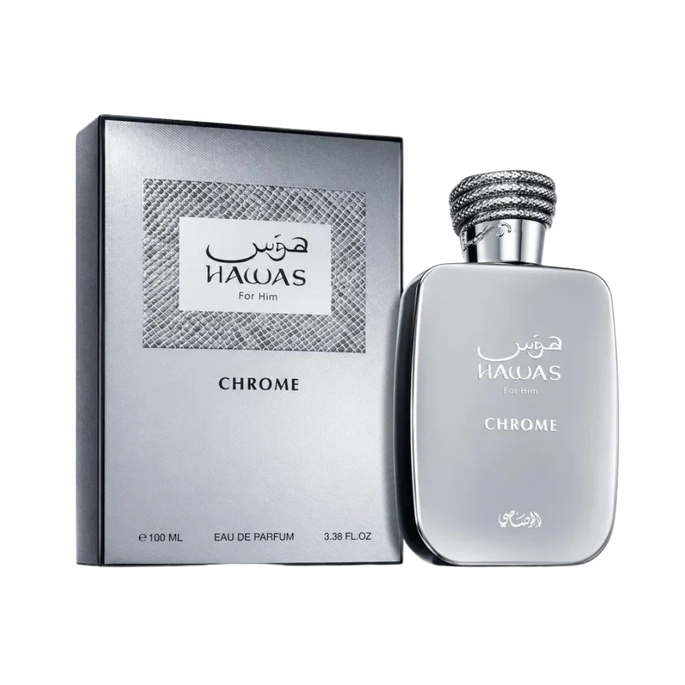 RASASI HAWAS CHROME FOR HIM EDP 100ML (H) (DUPE DE XERJOFF ERBA PURA EDP)
